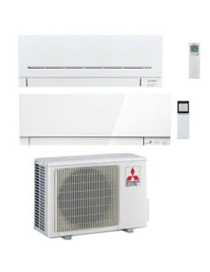 Climatizzatore Condizionatore Mitsubishi Kirigamine Zen Bianco + MSZ-AP Wifi Dual Split Inverter 7000 + 9000 BTU con U.E. MXZ... 2