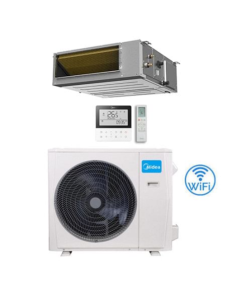 Climatizzatore Condizionatore Midea Canalizzato A7 R32 WiFi Trifase 48000 BTU MTJ-48HWFNX(GA) INVERTER Classe A++/A+ - Climaway