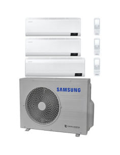 Climatizzatore Condizionatore Samsung Cebu + WINDFREE AVANT R32 Wifi Trial Split Inverter 7000 + 9000 + 12000 BTU con U.E. AJ... 2