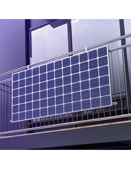 Kit Fotovoltaico flessibile Plug&Play Sunerg da 800W composto da microinverter e accessori per montaggio a ringhiera - Climaway