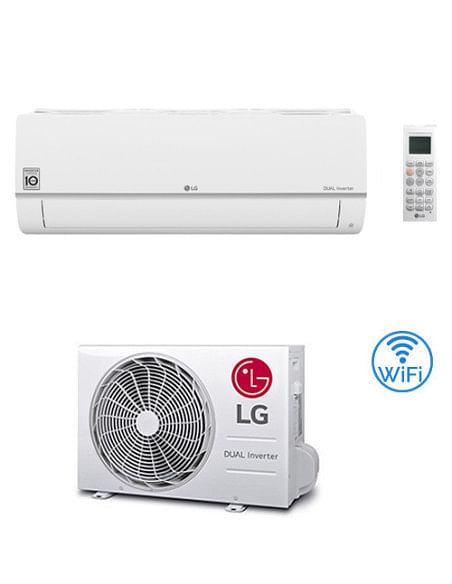 Climatizzatore Condizionatore LG Libero Plus R32 WiFi 12000 BTU PC12SQ nsj + SC12EQ ua3 DUAL INVERTER NOVITÁ classe A++/A+ - ...