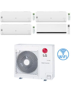 Climatizzatore Condizionatore LG Libero Smart + Dualcool Deluxe R32 Wifi Quadri Split Dual Inverter 7000 + 9000 + 12000 + 120...
