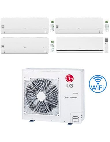 Climatizzatore Condizionatore LG Libero Smart + Dualcool Deluxe R32 Wifi Quadri Split Dual Inverter 7000 + 9000 + 12000 + 120...