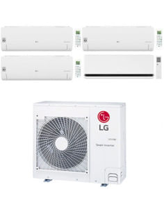 Climatizzatore Condizionatore LG Libero Smart + Dualcool Deluxe R32 Wifi Quadri Split Dual Inverter 7000 + 9000 + 12000 + 120... 2
