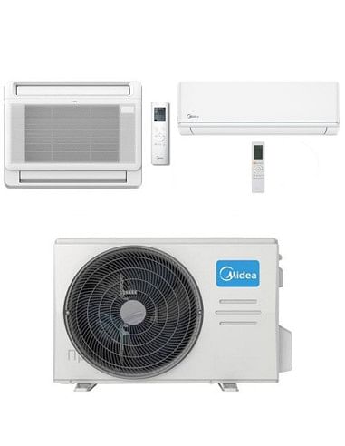Climatizzatore Condizionatore Midea Console + Evolution R32 Dual split 9000 + 18000 BTU con U.E. M3OA-27HFN8-Q INVERTER Class...