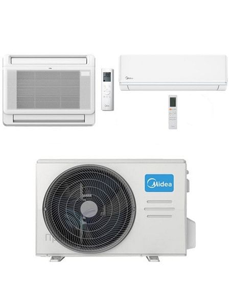 Climatizzatore Condizionatore Midea Console + Evolution R32 Dual split 9000 + 18000 BTU con U.E. M3OA-27HFN8-Q INVERTER Class...