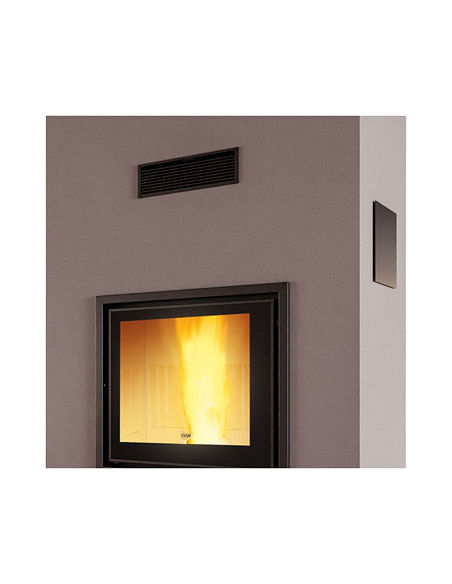 Termocamino a pellet idro air pellet PRIMO 30 programmabile CLAM 30 Kw - Pannello di controllo di serie Classe A+ - Climaway