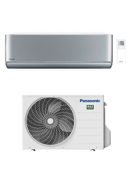 Climatizzatore Condizionatore Panasonic Serie ETHEREA SILVER Wifi incluso R32 Monosplit Inverter 9000 BTU CS-XZ25ZKEW Classe ...