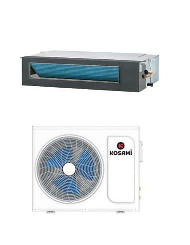 Climatizzatore Condizionatore Kosami Canalizzato comando a filo incluso R32 24000 BTU INVERTER Classe A++/A+ - Climaway
