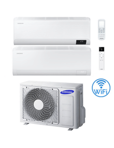 Climatizzatore Condizionatore Samsung CEBU + CEBU S2 R32 Wifi Dual Split Inverter 7000 + 9000 BTU con U.E. AJ040TXJ2KG/EU NOV...