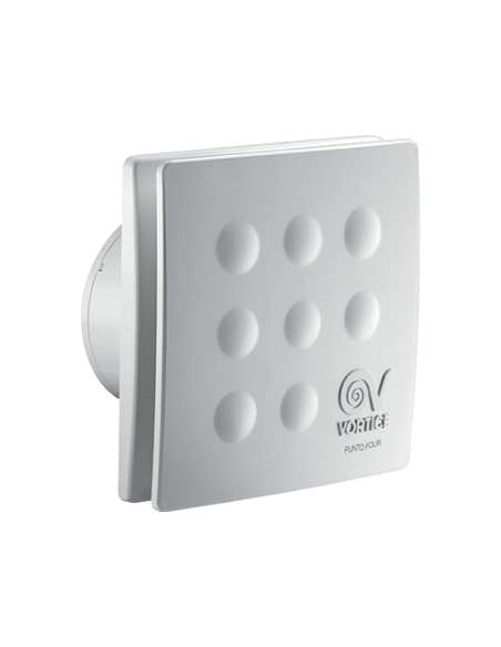 Aspiratore elicoidale da muro Vortice MFO 100/4" T portata d'aria 85mc/h - 11146 - Climaway
