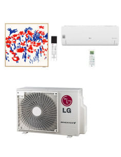 Climatizzatore Condizionatore LG Libero Smart + Artcool Gallery PHOTO R32 Dual Split Inverter 9000 + 9000 BTU con U.E. MU2R17... 2