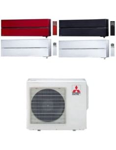 Climatizzatore Condizionatore Mitsubishi Kirigamine Style Wifi R32 Rosso + Nero + Bianco Perla Quadri Split Inverter 9000 + 9... 2