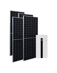 Kit fotovoltaico da 3 kW composto da Inverter Ibrido e pacco batteria da 5kWh Clivet + nº7 pannelli X-HALF CUT N-TYPE Serie T...