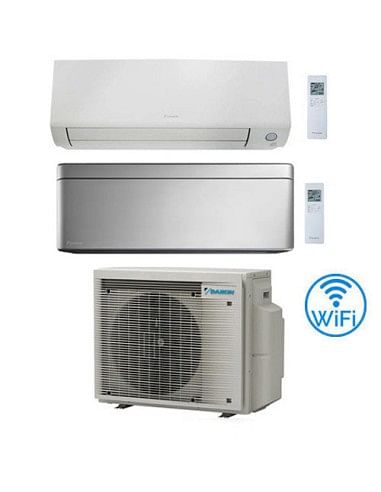 Climatizzatore GARANZIA ITALIA Daikin Perfera All Seasons + Stylish Wifi Dual Split Inverter 12000 + 12000 BTU con U.E. 2MXM5...