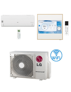 Climatizzatore Condizionatore LG Libero Smart + Artcool Gallery LCD R32 Dual Split Inverter 9000 + 12000 BTU con U.E. MU2R17 ...