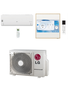 Climatizzatore Condizionatore LG Libero Smart + Artcool Gallery LCD R32 Dual Split Inverter 9000 + 12000 BTU con U.E. MU2R17 ... 2