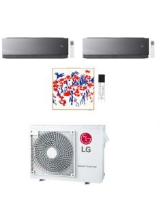 Climatizzatore Condizionatore LG Artcool Mirror AI Air + Artcool Gallery PHOTO R32 Wifi Trial Split inverter 9000 + 9000 + 12... 2