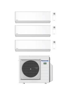Climatizzatore Condizionatore Panasonic Serie Etherea Bianco Opaco Wifi R32 Trial Split Inverter 9000 + 9000 + 12000 BTU con ...