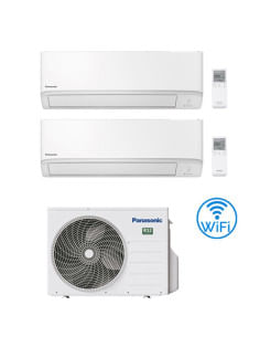 Climatizzatore Condizionatore Panasonic Serie TZ Wifi R32 Dual Split Inverter 9000 + 12000 BTU con U.E. CU-2Z41TBE Classe A++...