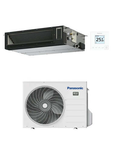 Climatizzatore Condizionatore Panasonic Canalizzato Flessibile PACi NX Serie Standard PF3 R32 18000 BTU S-3650PF3E INVERTER c...