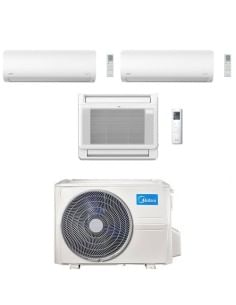 Climatizzatore Condizionatore Midea Console Pavimento + Xtreme R32 Trial 9000 + 9000 + 12000 BTU con U.E. M3OA-27HFN8-Q INVER...