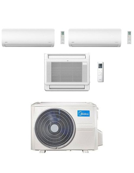 Climatizzatore Condizionatore Midea Console + Xtreme R32 Trial 9000 + 9000 + 12000 BTU con U.E. M3OA-27HFN8-Q INVERTER Classe...