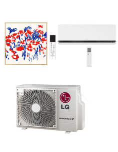 Climatizzatore Condizionatore Artcool Gallery PHOTO + Dualcool Deluxe R32 Dual Split Inverter 9000 + 12000 BTU con U.E. MU3R2... 2