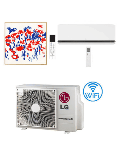 Climatizzatore Condizionatore Artcool Gallery PHOTO + Dualcool Deluxe R32 Dual Split Inverter 9000 + 12000 BTU con U.E. MU3R2...