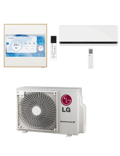 Climatizzatore Condizionatore Artcool Gallery LCD + Dualcool Deluxe R32 Dual Split Inverter 9000 + 12000 BTU con U.E. MU3R21 ... 2