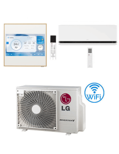 Climatizzatore Condizionatore Artcool Gallery LCD + Dualcool Deluxe R32 Dual Split Inverter 9000 + 12000 BTU con U.E. MU3R21 ...