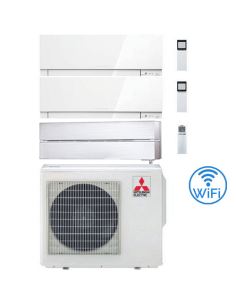 Climatizzatore Condizionatore Mitsubishi Kirigamine Zen + Kirigamine Style Bianco Perla Wifi Bianco Trial Split Inverter 7000...