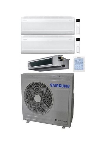 Climatizzatore Condizionatore Samsung Windfree Avant S2 Wifi + Canalizzabile R32 Trial Split Inverter 9000 + 9000 + 12000 BTU...
