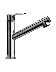 Rubinetto Miscelatore monoforo per lavello cucina Piralla serie Cuore con doccia due getti estraibile 0CI00562A16 cromato - C...