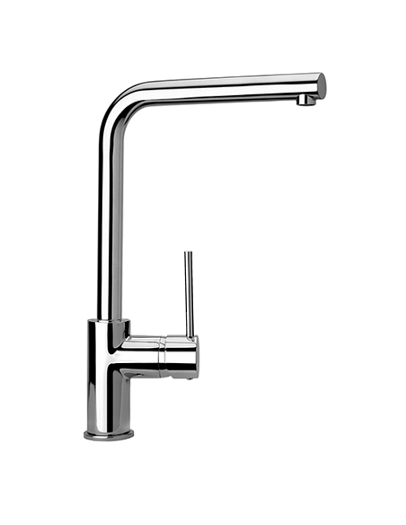 Rubinetto Miscelatore monoforo per lavello cucina Piralla serie Essenza con bocca alta orientabile a 90° 0ES00110A16 cromato ...