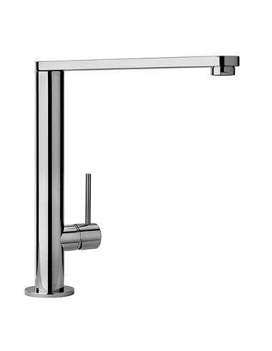 Rubinetto Miscelatore monoforo per lavello cucina Piralla serie Essenza con bocca a fontana orientabile a 90° 0ES00141A16 cro...