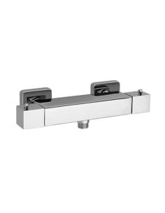 Miscelatore Jacuzzi termostatico esterno per doccia serie Glint 0IQ00448JA00 cromato - Climaway