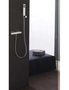 Miscelatore Jacuzzi termostatico esterno per doccia serie Glint 0IQ00448JA00 cromato - Climaway 2