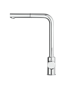 Rubinetto Miscelatore monoforo per lavello cucina Piralla serie Lione con canna alta orientabile e doccia monogetto estraibil... 2