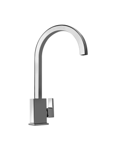 Rubinetto Miscelatore monoforo per lavello cucina Piralla serie Sorgente con bocca alta orientabile 0SG00104A16 cromato - Cli...
