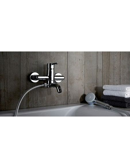 Miscelatore Jacuzzi per vasca esterno serie Sunset con Duplex 0SU00003JA00 cromato - Climaway