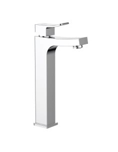 Rubinetto Jacuzzi per lavabo alto serie Tank senza scarico per piletta click clack 0TN00493JA00 cromato - Climaway