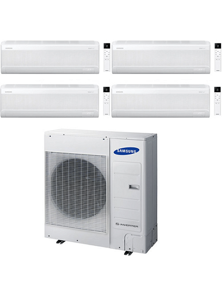 Climatizzatore Condizionatore Samsung Windfree Avant S2 R32 Wifi Quadri Split Inverter 7000 + 7000 + 9000 + 12000 BTU con U.E...