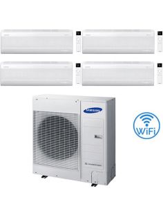 Climatizzatore Condizionatore Samsung Windfree Avant S2 R32 Wifi Quadri Split Inverter 7000 + 7000 + 9000 + 12000 BTU con U.E...