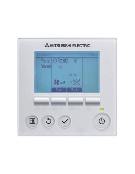 Recuperatore di calore Entalpico VMC Mitsubishi portata d'aria 1000 mc/h LGH-100RVX3-E con comando a filo PZ-62DR-EB - Climaway