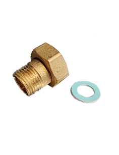 Set raccordi Perry Electric DN20 3/4" x 1/2" per contatori calore CC15 - 1PE1131205002 - Climaway