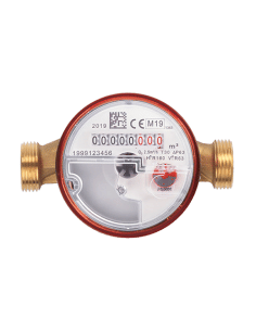 Contatore acqua calda sanitaria Perry Electric DN15 con raccordi L 110 mm PREDISPOSTI M-BUS - 1PE1CACS2502 - Climaway