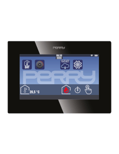 Unità domotica Perry Electric da parete con Display CDOM01 - 1PE2CDOM01 - Climaway