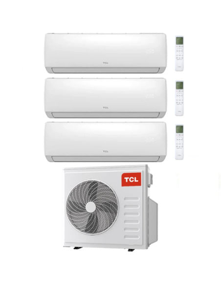 Climatizzatore Condizionatore TCL Elite serie F Wifi R32 Trial Split Inverter 7000 + 7000 + 18000 BTU con U.E. MT2730 Classe ...