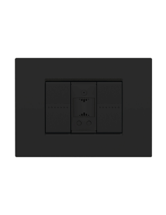 Sonda di temperatura ambiente Perry Electric da incasso in un modulo civile colore antracite - 1PE2STX03A - Climaway